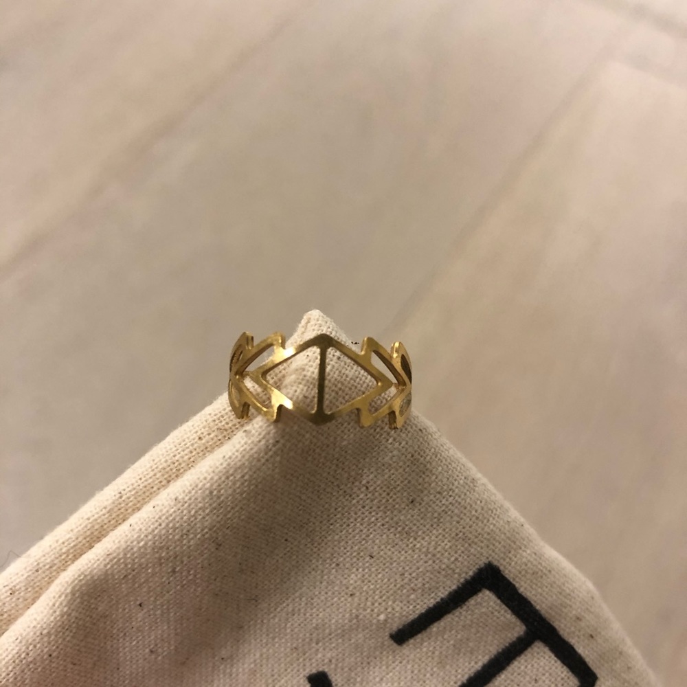 Triangle Stacker Ring - Picture 3 of 3